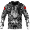 Vêtement Hoodie Viking "Hoodie Mjöllnir et Valknut" S - Odins Hall