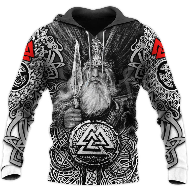 Hoodie Viking \"Hoodie Mjöllnir et Valknut\"