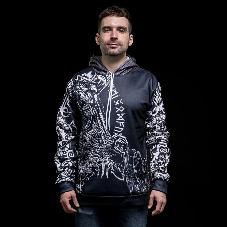Hoodie Viking \"Hoodie Rêverie d'Odin\"