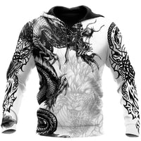 Hoodie Viking \"Ouroboros Enragé - Cercle de la Bataille\"
