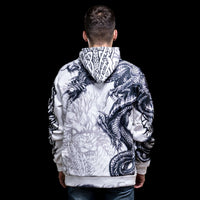 Hoodie Viking \"Ouroboros Enragé - Cercle de la Bataille\"