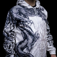 Hoodie Viking \"Ouroboros Enragé - Cercle de la Bataille\"