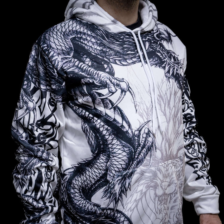 Hoodie Viking \"Ouroboros Enragé - Cercle de la Bataille\"