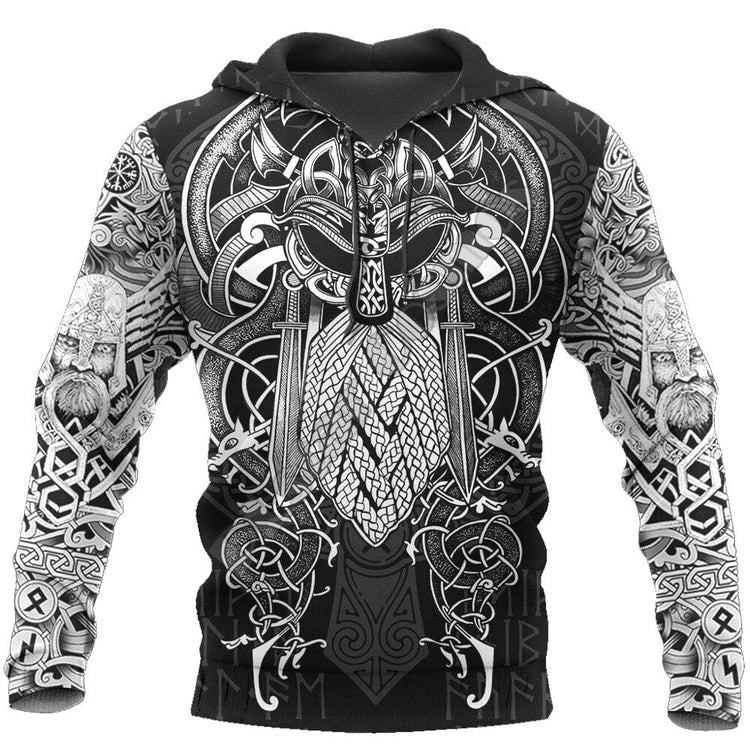 Hoodie Viking \"Thor's Epicenter - Puissance du Tonnerre\"