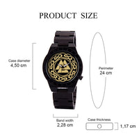 Montre en Bois - Valknut