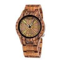 Montre en Bois - Vegvisir