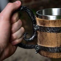 La chope en bois Viking