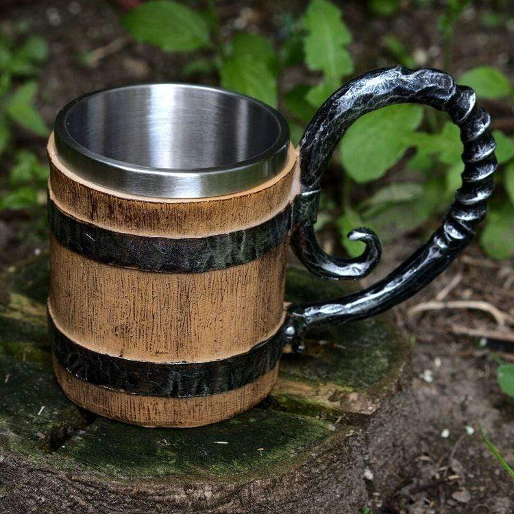 La chope en bois Viking