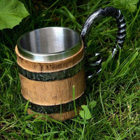 La chope en bois Viking