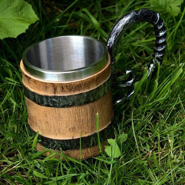 La chope en bois Viking