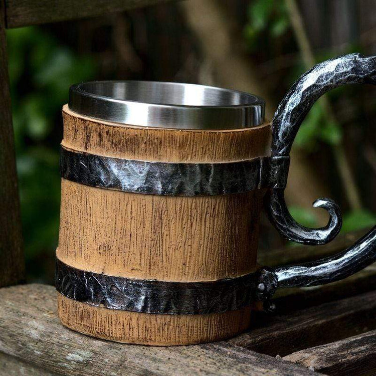La chope en bois Viking
