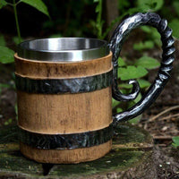 La chope en bois Viking
