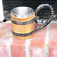 La chope en bois Viking