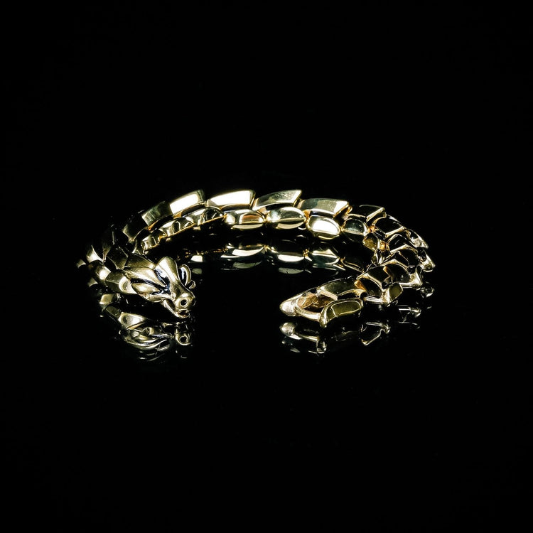 Bracelet \"Colère de Jörmungand\" - Version OR