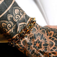 Bracelet \"Colère de Jörmungand\" - Version OR