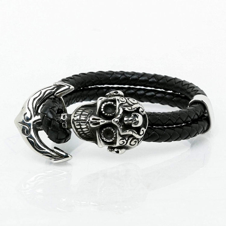 Bracelet Viking terreur des marins en cuir