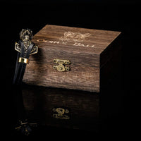 Bracelet Viking Tête de Lion en cuir