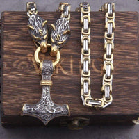 Collier Viking Loup - Sköll et Hati