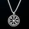 Collier Viking Boussole du Vegvisir