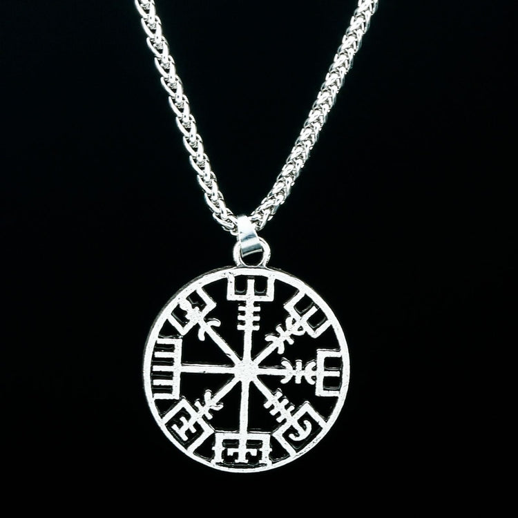 Collier Viking Boussole du Vegvisir