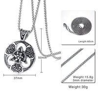Pendentif Trinity - Acier inoxydable