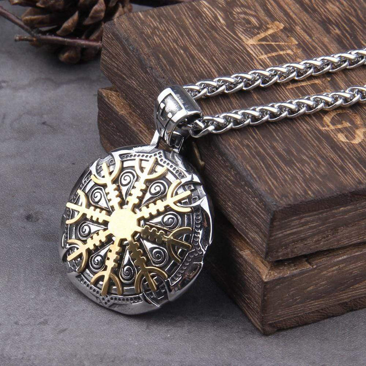 Talisman de protection Viking - acier inoxydable