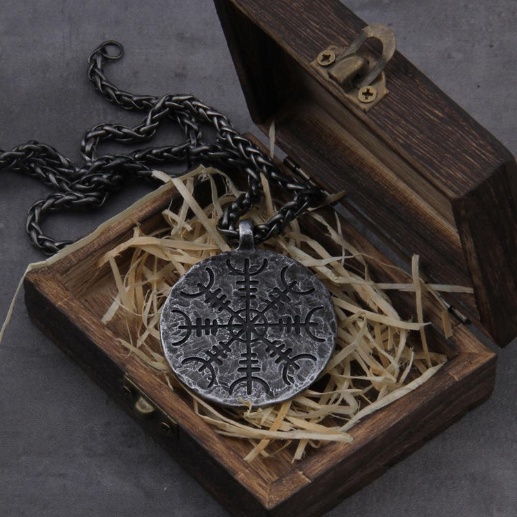 Talisman runique viking en acier inoxydable