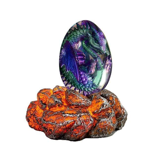 Œuf de Dragon - Résine Transparente
