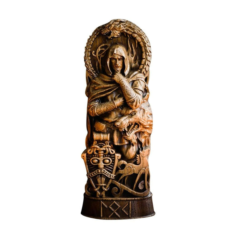 Statuette des dieux vikings en résine