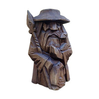 Statuette Viking en bois dieux nordiques