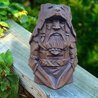Statuette Viking en bois dieux nordiques
