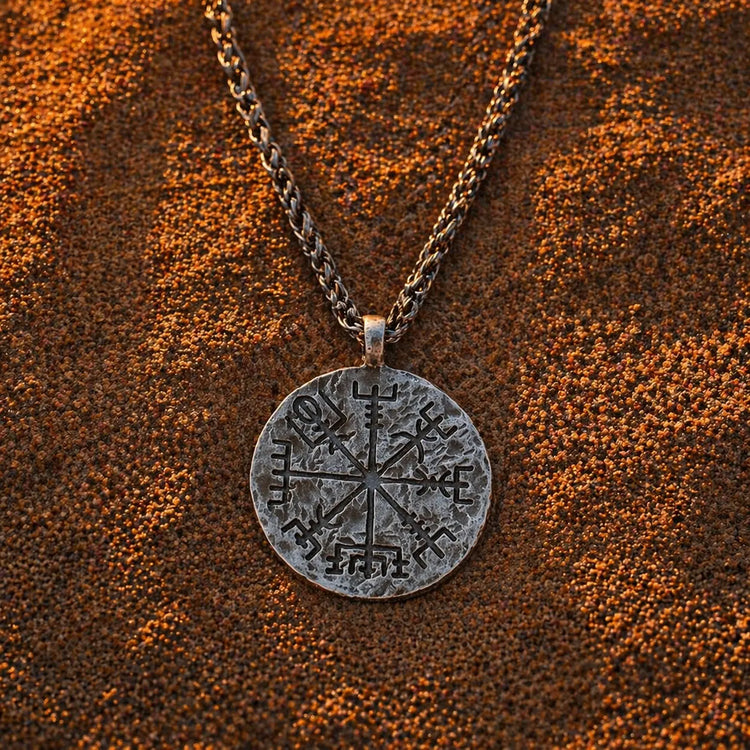 Talisman runique viking en acier inoxydable