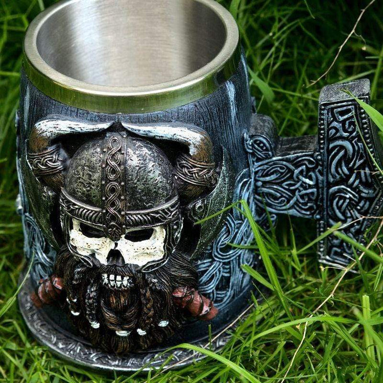 Tasse Viking Sanguinaire \"Ivar\" - acier inoxydable