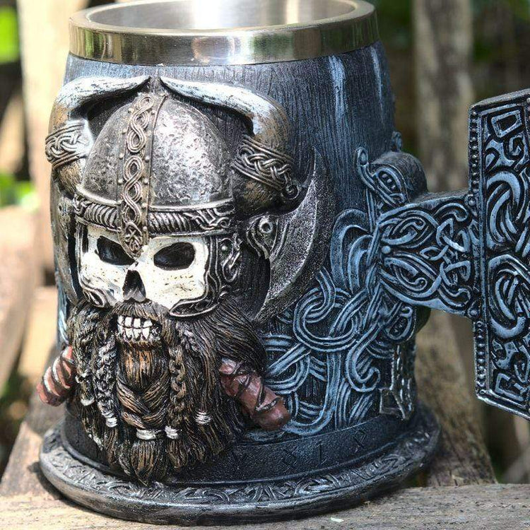 Tasse Viking Sanguinaire \"Ivar\" - acier inoxydable