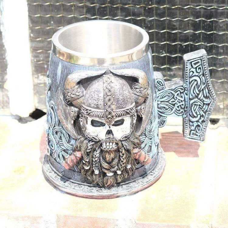Tasse Viking Sanguinaire \"Ivar\" - acier inoxydable