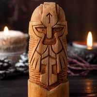 Statue en bois de Thor