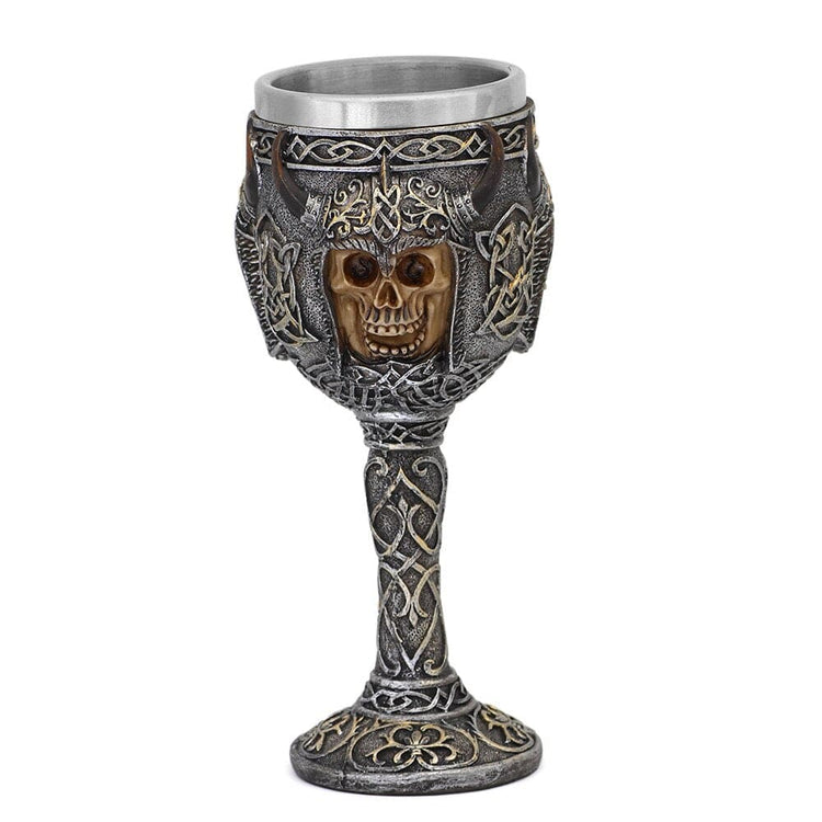 Verre Viking \"Calice du Guerrier Éternel\"