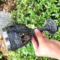 Verre Viking \"Calice du Guerrier Éternel\"