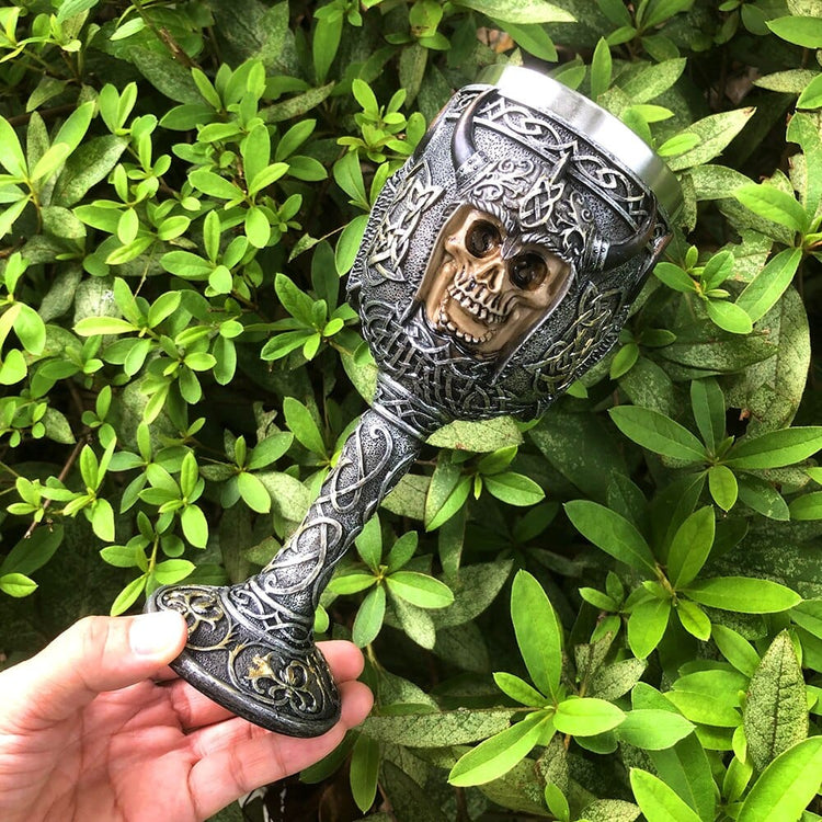 Verre Viking \"Calice du Guerrier Éternel\"