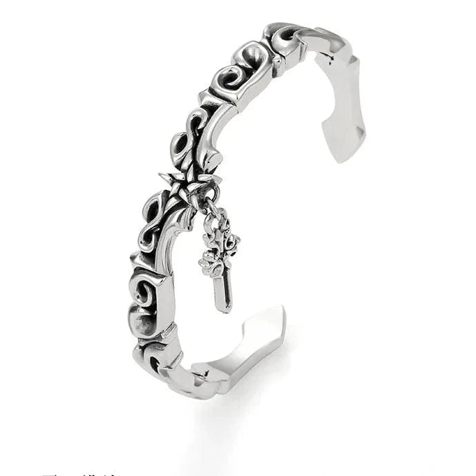 'Votre vie dépend de vous'' - Bracelet acier inoxydable
